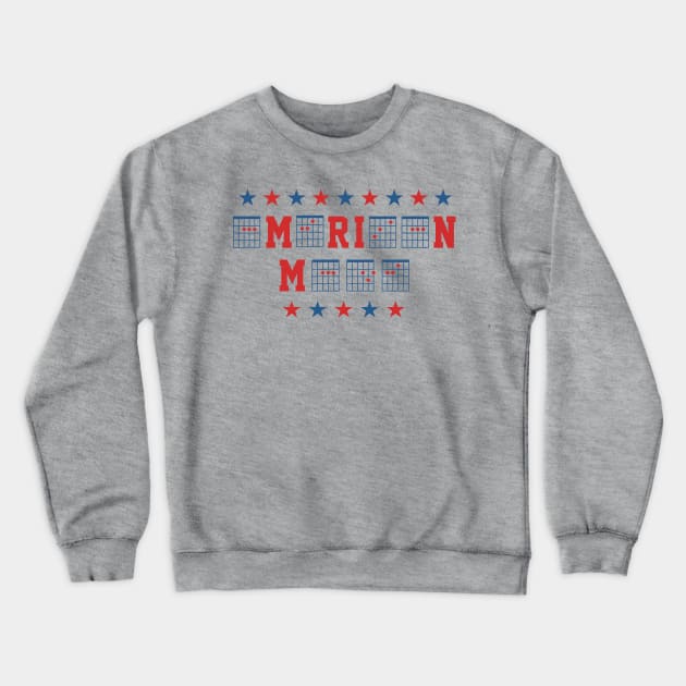 American Made - Guitar Chords Crewneck Sweatshirt by TwistedCharm